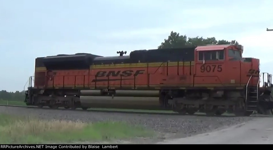 BNSF coal train DPU